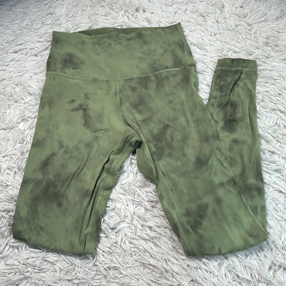 Lululemon Align Pant 28" *Diamond Dye Diamond Dye Vista Green Medium Olive